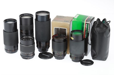 Lot 210 - A Selection of M42 Camera Lenses