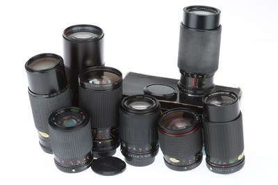 Lot 211 - A Selection of K-mount Camera Lenses