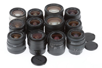 Lot 214 - A Selection of EOS Mount Camera Lenses