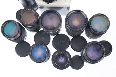 Lot 281 - A Selection of MD Mount Telephoto Lenses