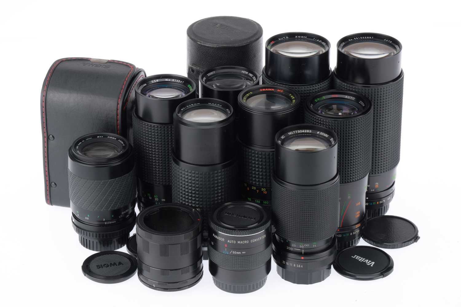 Lot 405 - A Seelection of K-Mount Lenses,