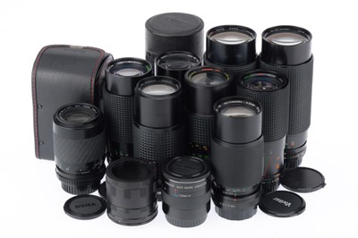 Lot 217 - A Seelection of K-Mount Lenses