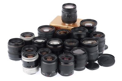 Lot 218 - A Selection of EF Mount Lenses