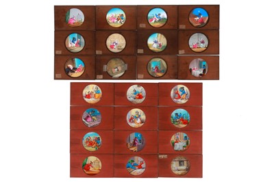 Lot 87 - Magic Lantern Slide Set, A Tale of Pussy's Ruin