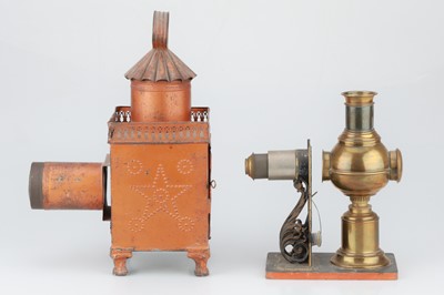 Lot 105 - 2 Toy Magic Lanterns