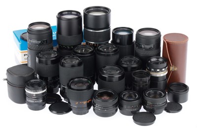 Lot 232 - A Selection of M42 and Praktica Mount Lenses