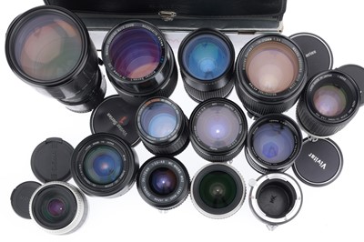 Lot 235 - A Selection of Camera Lenses