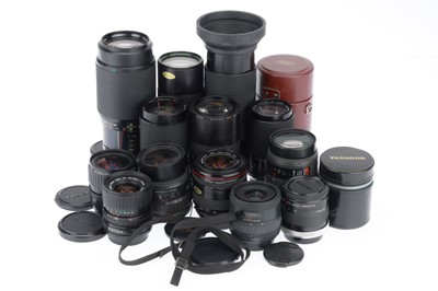 Lot 237 - A Selection of K-mount and FD mount Camera Lenses