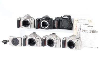 Lot 46 - A Selection of Digicams and Nikon SLR Camera Bodies