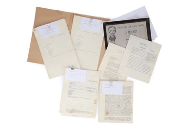 Lot 131 - Mather, Berkley, Authors Scripts for 'To Bury Ceaser'