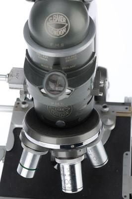Lot 426 - Classic Microscopy - Baker Interference Binocular Microscope