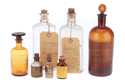 Lot 391 - A Collection of Photography Lab Bottles