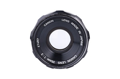 Lot 17 - A Canon 35mm f/2 LTM Camera Lens