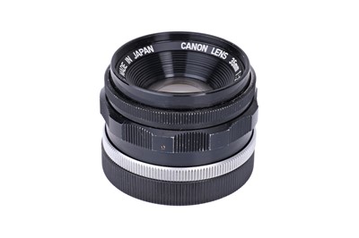 Lot 17 - A Canon 35mm f/2 LTM Camera Lens