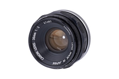 Lot 17 - A Canon 35mm f/2 LTM Camera Lens
