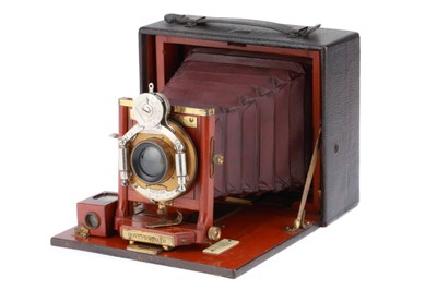 Lot 141 - A Rochester Optical Pony Premo SR Folding Plate Camera