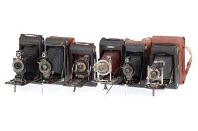 Lot 27 - A Selection of Large Vest Pocket Folding Cameras