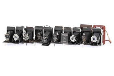 Lot 43 - A Selection of Folding Vest Pocket Cameras