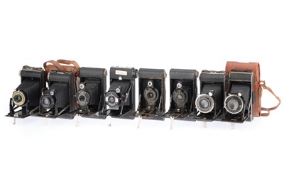 Lot 34 - A Selection of Folding Pocket Cameras