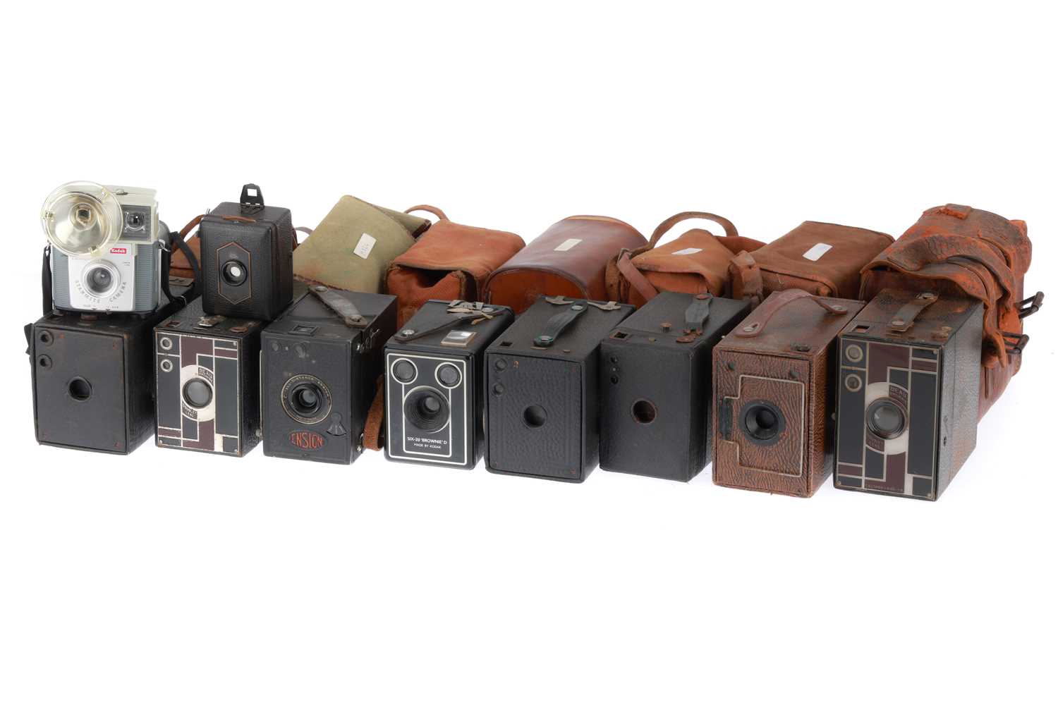 Lot 31 - A Selection of Box Cameras,