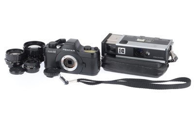 Lot 45 - A Pentax auto-110 Camera Outfit