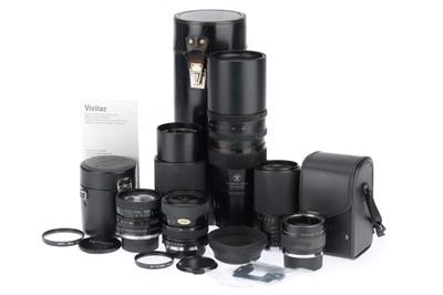 Lot 220 - A Selection of 35mm Camera Lenses