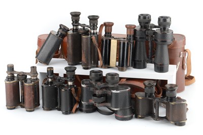 Lot 303 - Collection of Binoculars By Ross, London