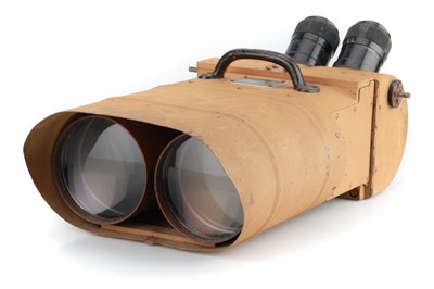 Lot 304 - Doppelfernrohr 25x105 Flak "KQC" Jos Schneider & Co, Binoculars