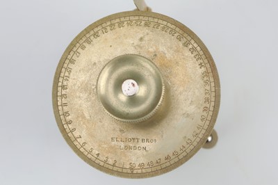 Lot 298 - German Silver Spherometer, Elliot Bros, London