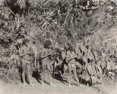 Lot 25 - Platinum Print, Ceylon Natives