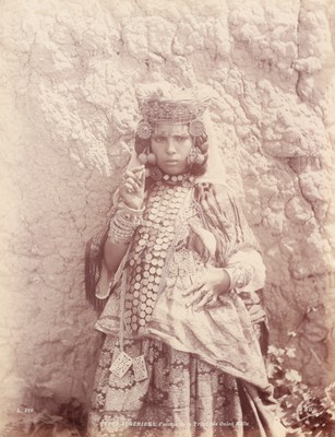 Lot 26 - Albumen Print, Ouled Nail, Algerian woman