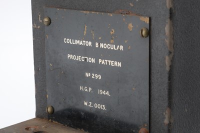 Lot 475 - A Rare Bench Binocular Collimator