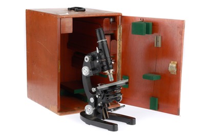 Lot 428 - Polarizing Microscope By Cooke Troughton & Simms