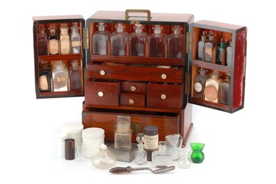 Lot 153 - A Large Victorian Domestic Apothecary Medicine Chest