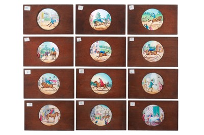 Lot 664 - Magic Lantern Slides, 'John Gilpin' complete set