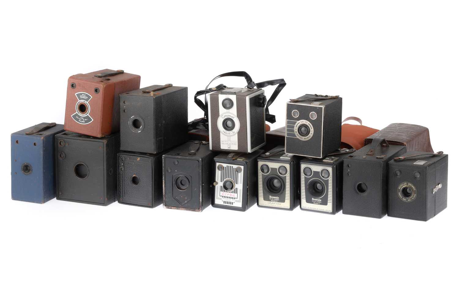 Lot 148 - A Selection of Box Cameras,