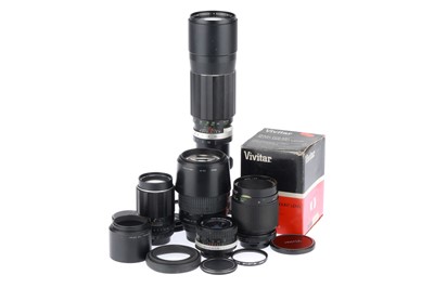 Lot 222 - A Group of Camera Lenses