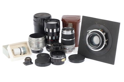 Lot 223 - A Mixed Group of Camera Lenses