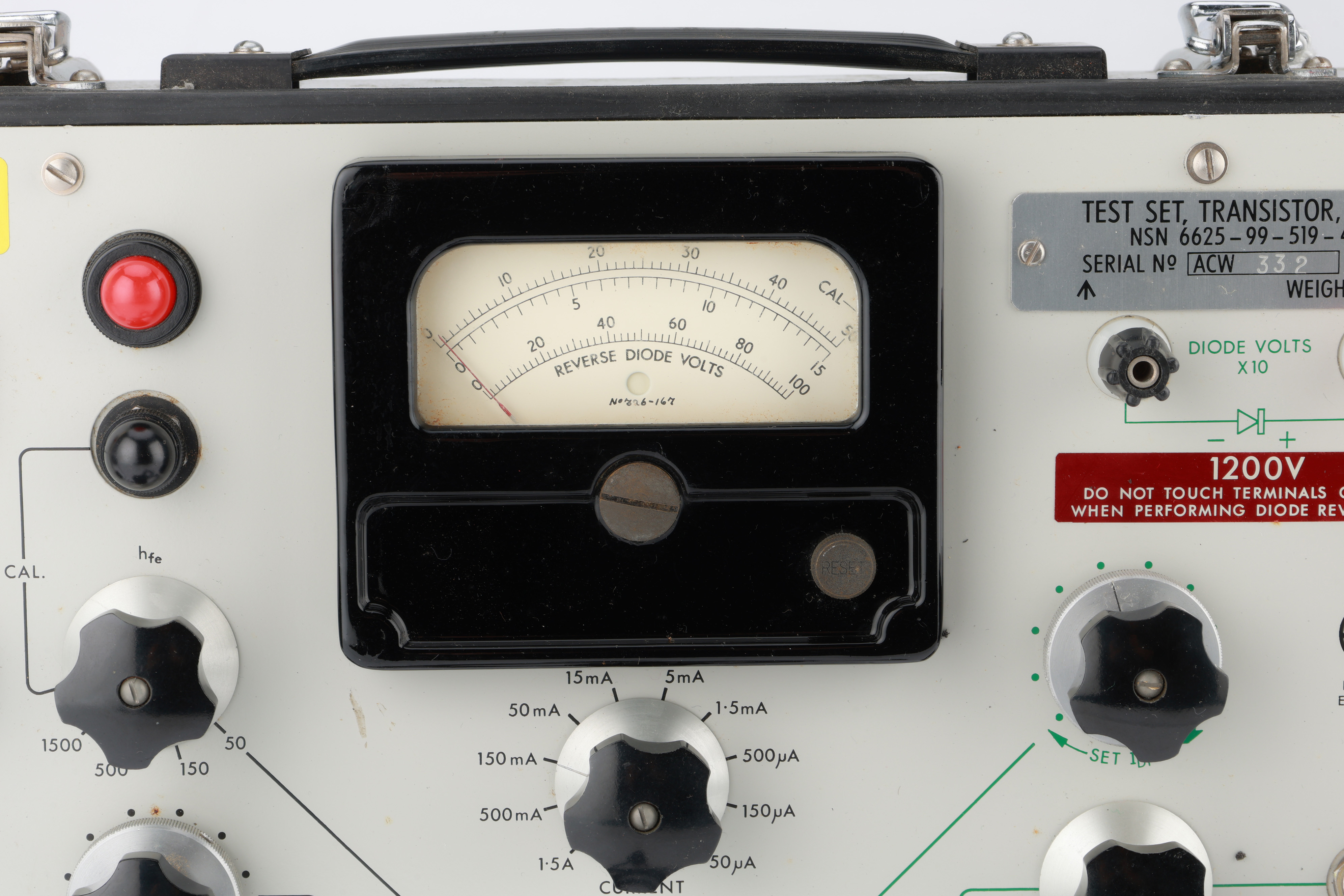 Lot 471 - An AVO C.T. 537 Transistor Test Set,