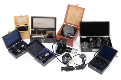 Lot 460 - Large Collection of Modern Microscope Accessories