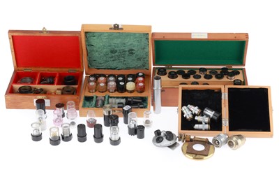 Lot 461 - Large Collection of Modern Microscope Accessories