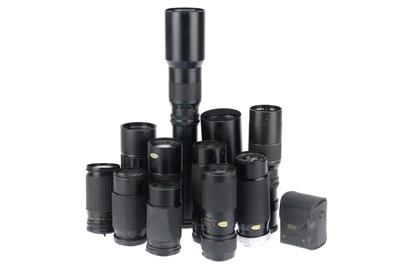 Lot 183 - A Selection of Camera Zoom Lenses