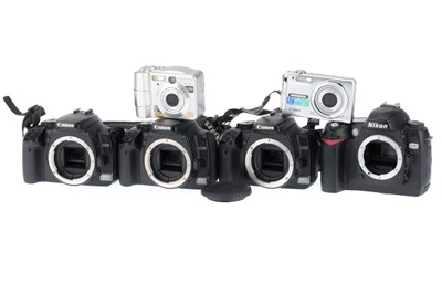 Lot 77 - A Group of Digital Cameras