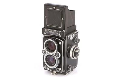 Lot 396 - A Rollei Rolleiflex 3.5E TLR Camera