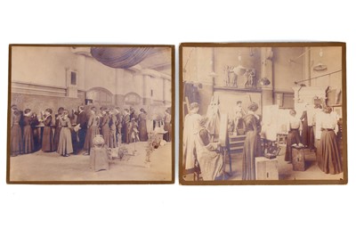 Lot 11 - 2 Large Albumen Print of French Art Classes