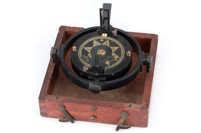 Lot 282 - Ships Bearing Plate Compass