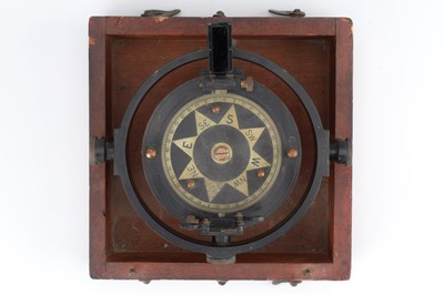 Lot 282 - Ships Bearing Plate Compass