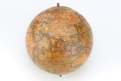 Lot 314 - 3-inch Pocket Globe In Fish Skin Case, R. B. Bate, 1818