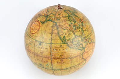 Lot 314 - 3-inch Pocket Globe In Fish Skin Case, R. B. Bate, 1818