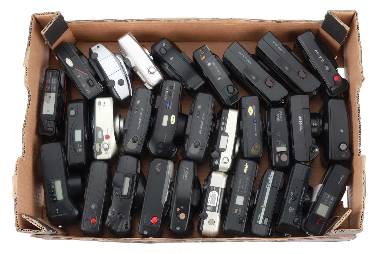 Lot 67 - A Large Group of Compact Film Cameras,